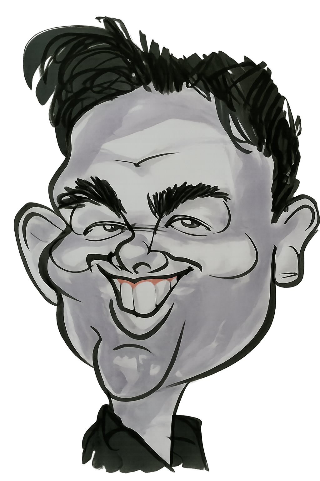 Delal Miah Caricature Image